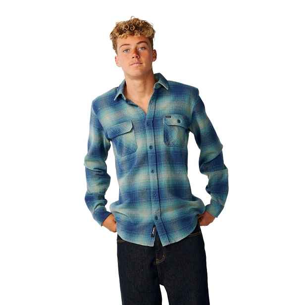 Rip curl pánská košile Classic Surf Count Flannel Light | 100% bavlna